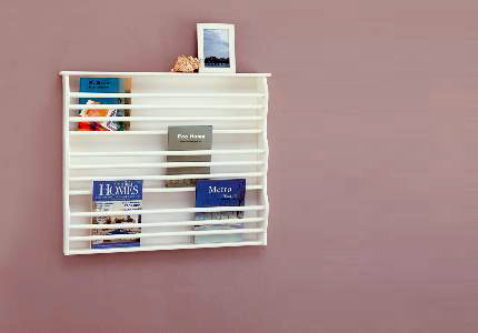 Deluxe Wall-Mount Magazine Rack | Fazai38