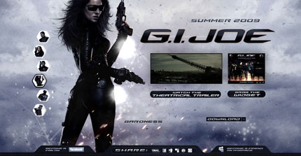 30+ Latest & Fascinating Movies Website 2009